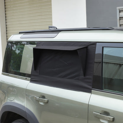 Block Shades Rear Car Door Window Cover Sun Protection LR Defender L663 2020+ US 10