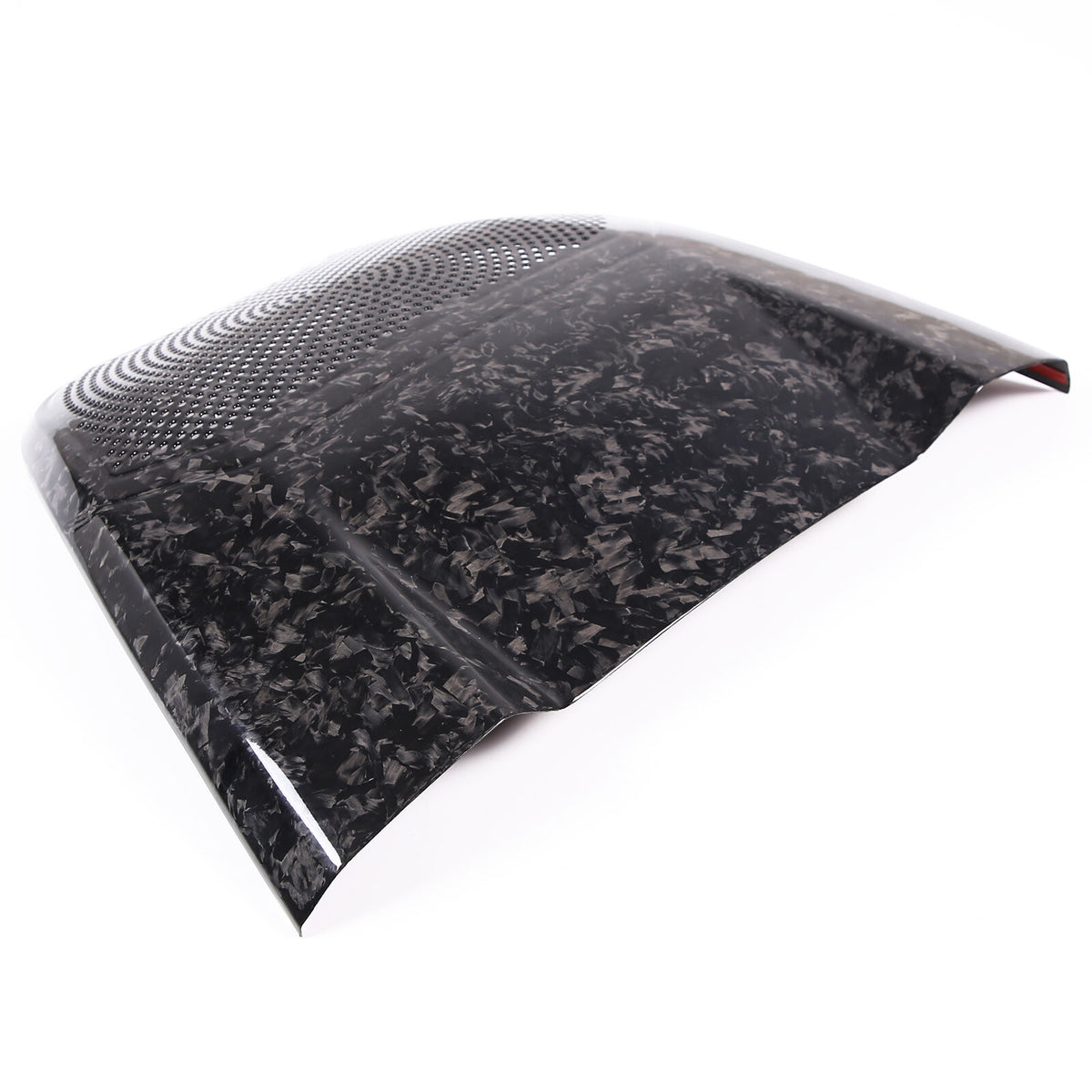 Forged Carbon Fiber Rear Charger Speaker Cover Trim For Corvette C8 Coupe 20-26 4