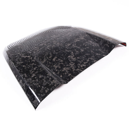 Forged Carbon Fiber Rear Charger Speaker Cover Trim For Corvette C8 Coupe 20-26 4
