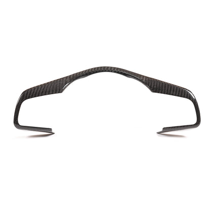For Jaguar F-Type Carbon Fiber Steering Wheel Button Frame Cover Trim 2015-2021 11