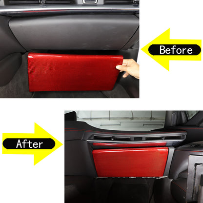 Red Real Carbon Fiber Full Interior Set Decor Trim Kit for Corvette C8 20-25 - Styles 46-50 42