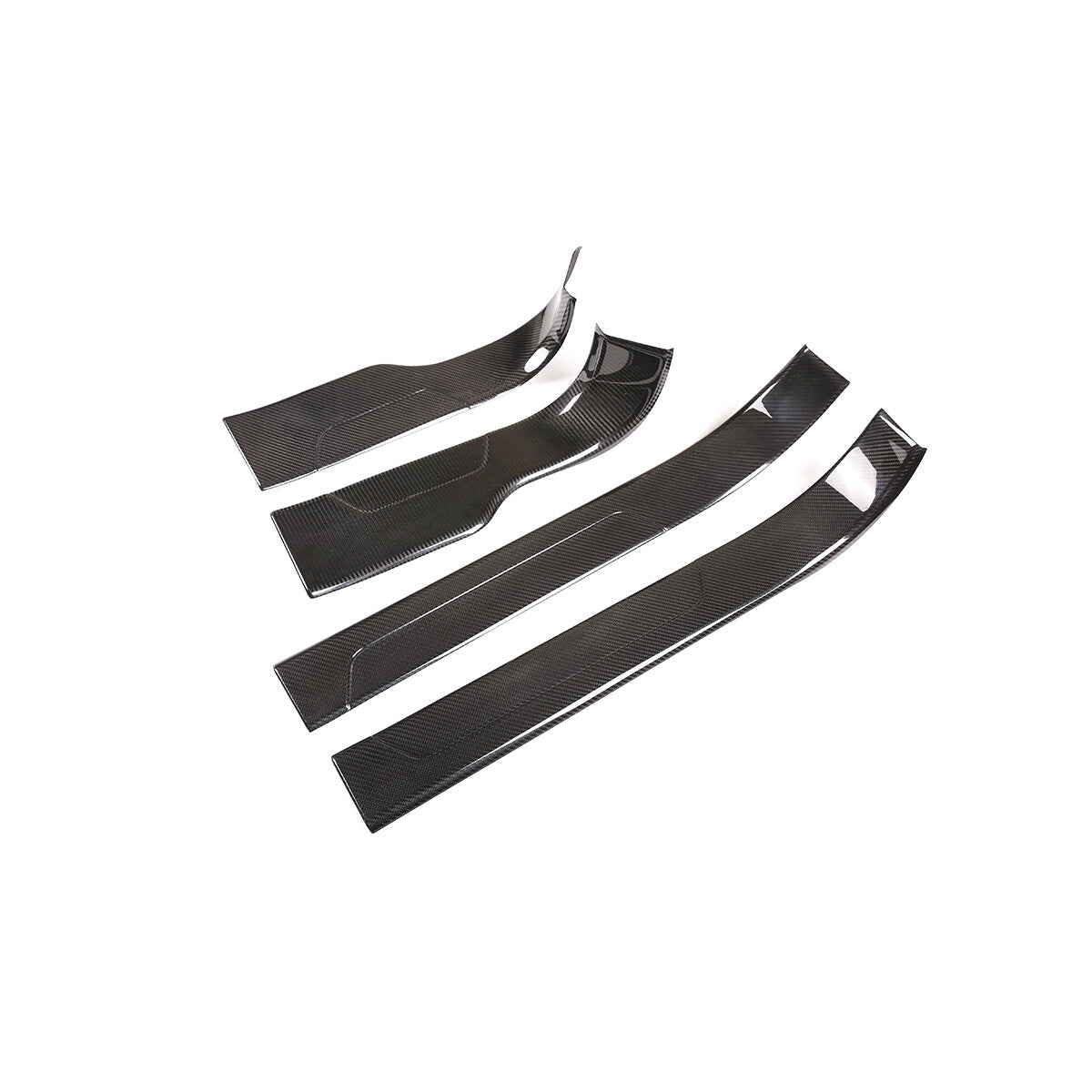 Real Carbon Fiber Door Sill Guard Cover Trim Strip For Lamborghini Urus 18-23 10
