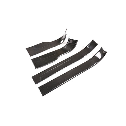 Real Carbon Fiber Door Sill Guard Cover Trim Strip For Lamborghini Urus 18-23 10