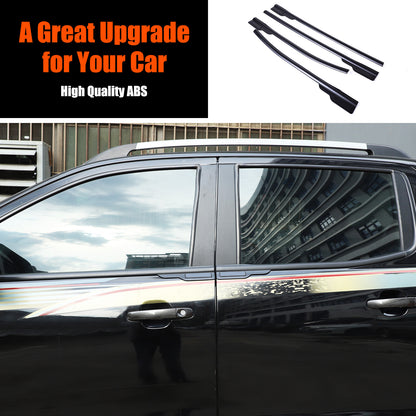 Black Car Window Bottom Strip Cover Trim For Ford Ranger 2015-2021 19