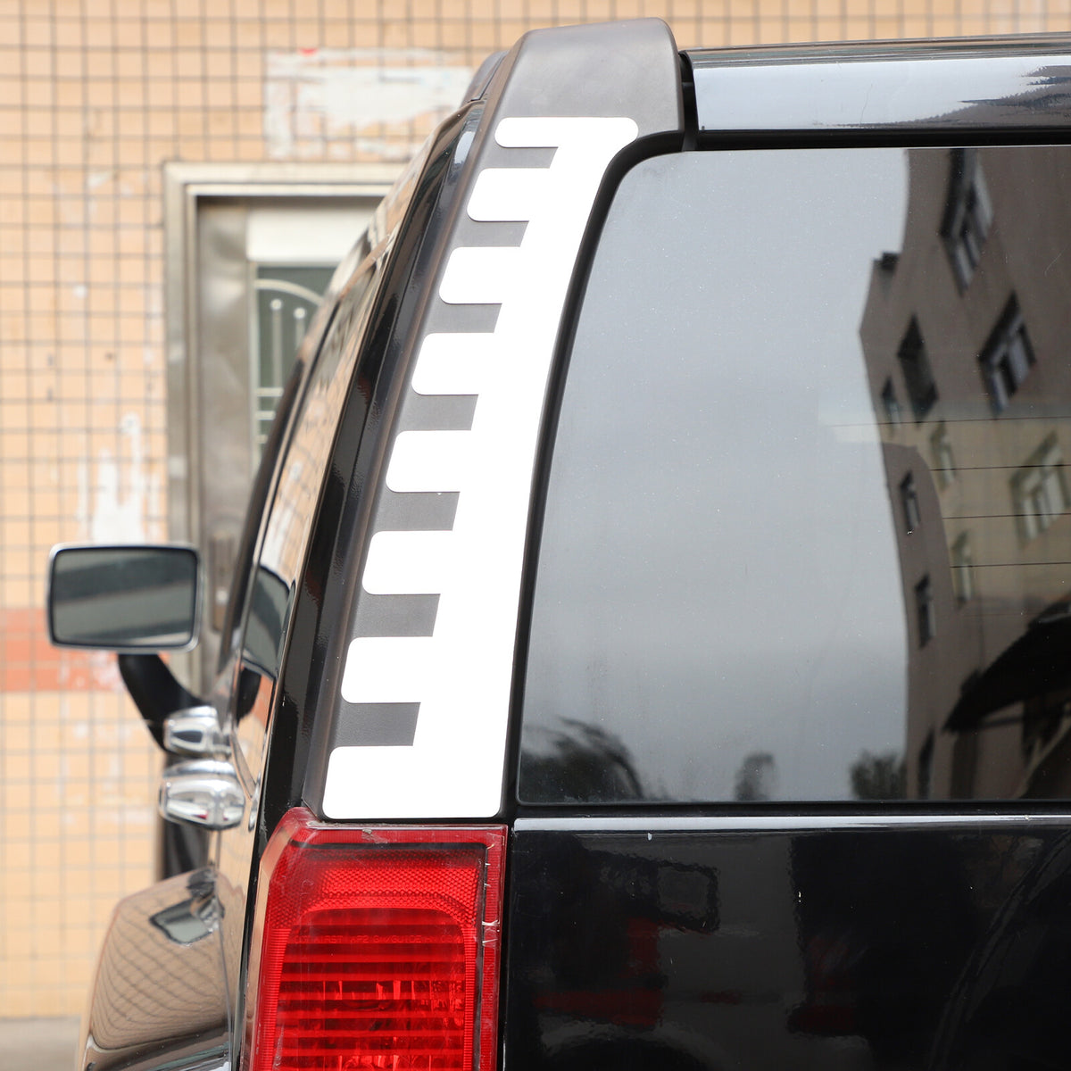 REAR UPPER PILLAR COVER TRIM GUARD STEEL FOR 2006-2010 HUMMER H3 8
