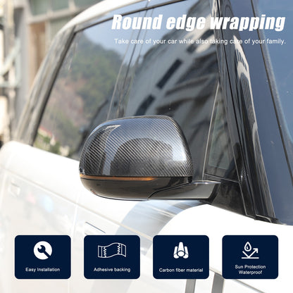 Real Carbon Fiber Side Mirror Cover For LR Range Rover Sport L461 Vogue L460 23+ 11