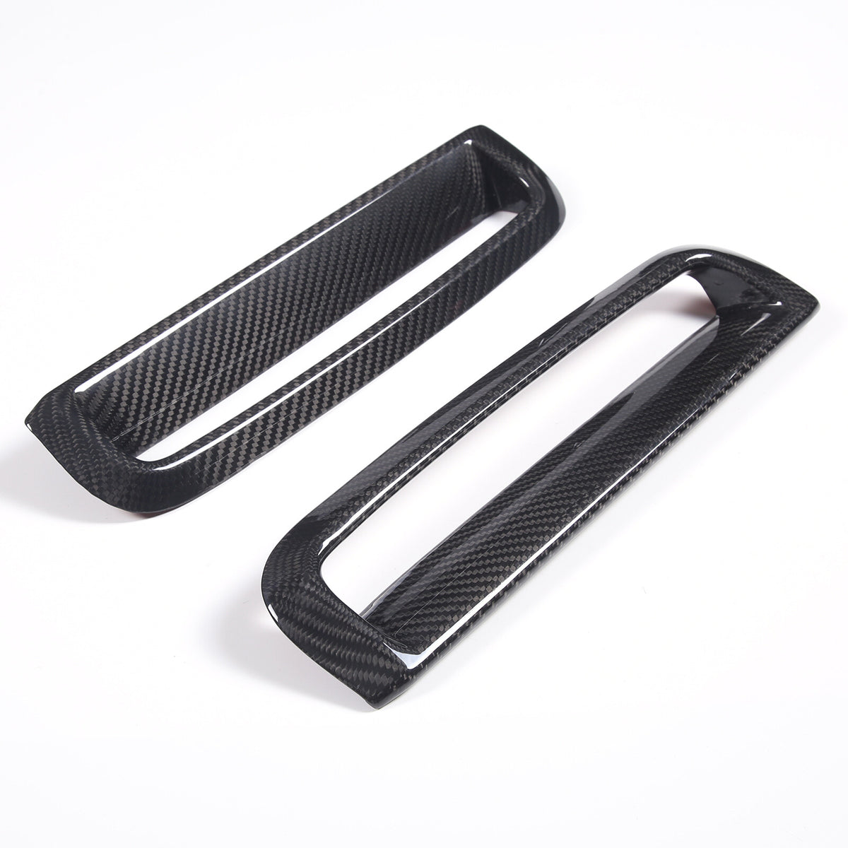 Real Carbon Fiber Front Fog Light Decor Cover Trim For BMW 4 series G26 2022-25 4