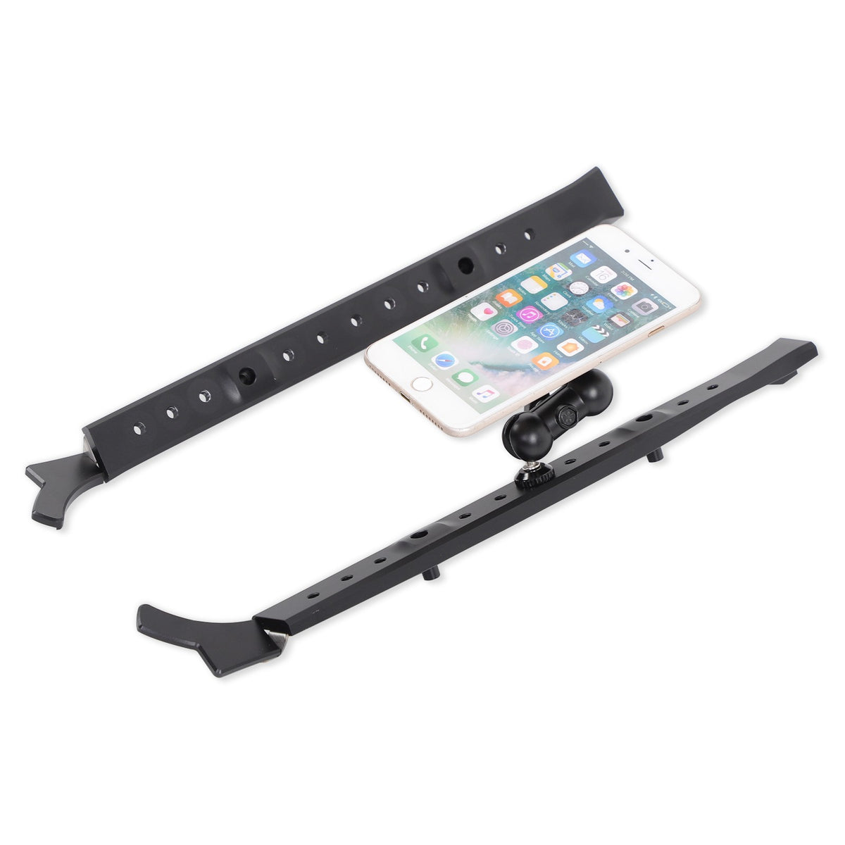 Black Magnetic A-Pillar Mount Bracket For Land Rover Defender L316 2004-2018 17