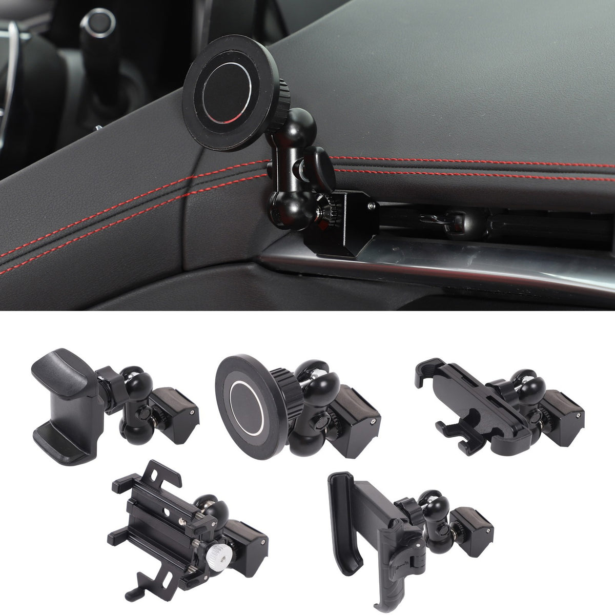 Inner Dashboard Air Vent Phone Holder Mount Bracket For Corvette C8 2020-2025 1