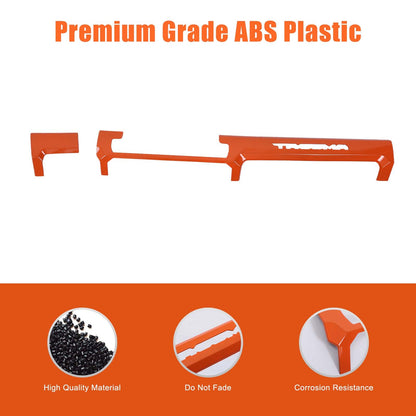Orange Center Console Trim Strip Cover For Toyota Tacoma SR/SR5 2024+ 9