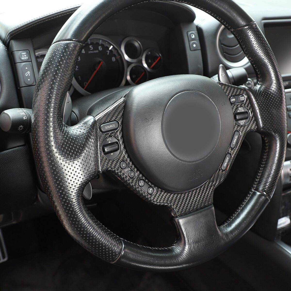 Real Carbon Fiber Interior Set Cover Trim Kit For  Nissan GTR R35 2008-2016 US 59