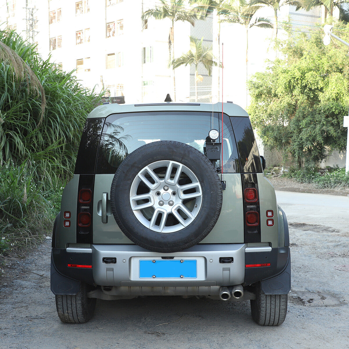 Tailgate flagpole Antenna Bracket Accessory For Land Rover Defender 90 110 2020+ 5