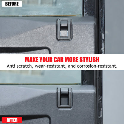 Aluminum Door Latch Outer Trim Cover For Land Rover Defender 90 L316 2004-2018 3
