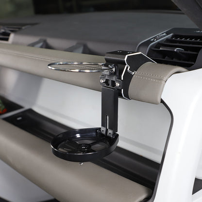 Black Mount Dashboard Alloy Cup Holders Fit For Land Rover Defender 110 20-21 4