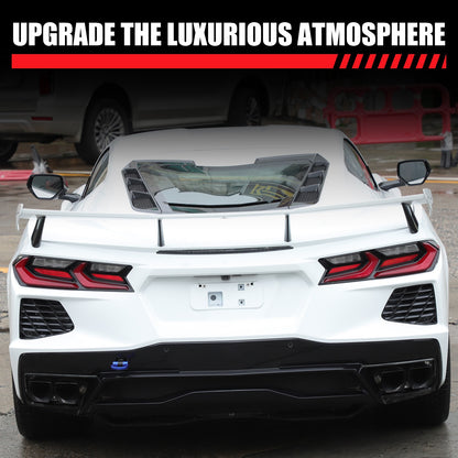 Aluminum Alloy Exterior Hood Engine License Plate Trim For Corvette C8 2020+ US - Variants 1-5 21
