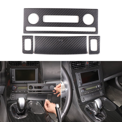 Matte Dry Real Carbon Fiber Center Console Trim Cover For Corvette C6 2005-13 6