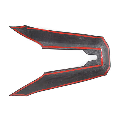 Red Real Carbon Fiber Interior Trim for Corvette C8 20-25 172