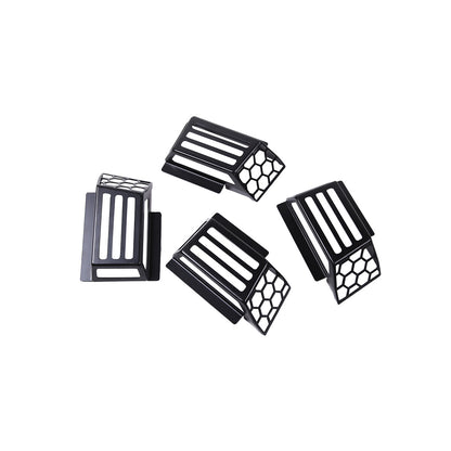 Carbon Steel Roof Cab Marker Running Lights Cover trim for Hummer H2 2003-09 7