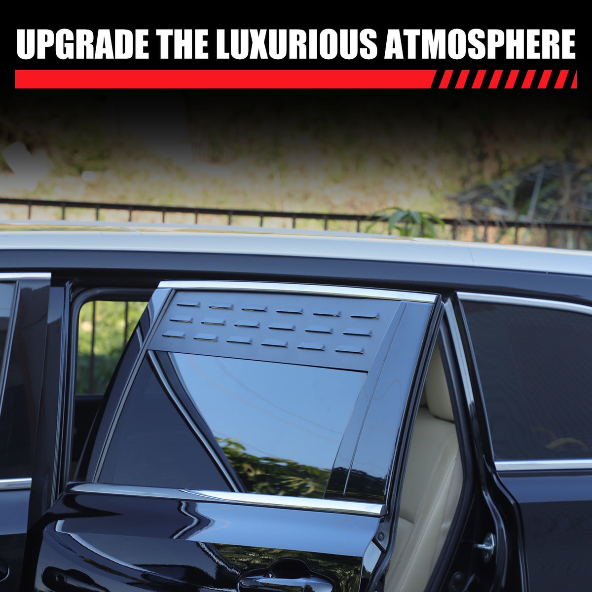 Rear Ventilation Louvers Shutter Cover Trim For Toyota Highlander XU70 15-21 US 7