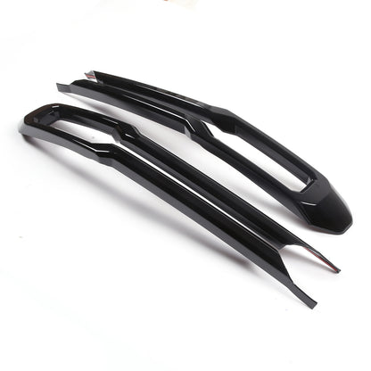 Glossy Black Front Bumper Grille Cover +Logo Ring For Ford Maverick 22-24 US 8
