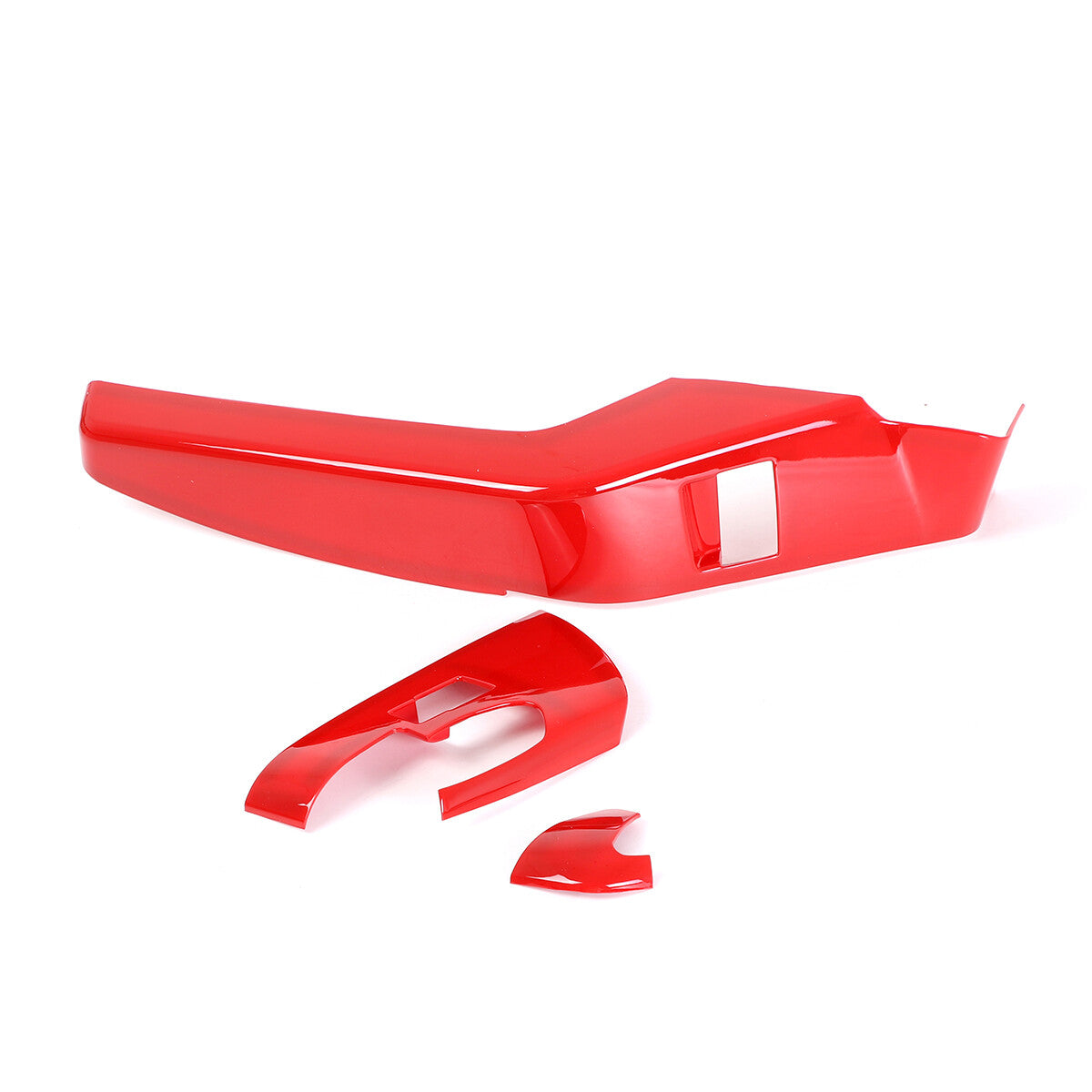 Sports Red ABS Interior Decoration Cover Trim Kit For Corvette C7 2014-19 - Styles 6-10 64