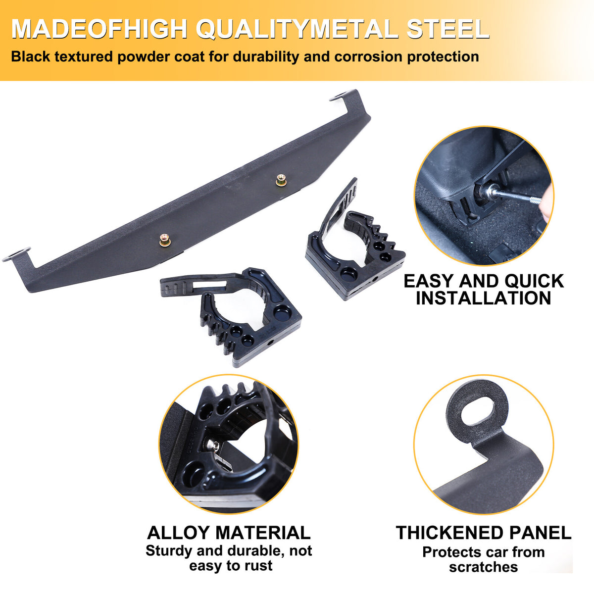 Under Seat Flashlight Holder Bracket Mount For Honda Pilot 2015-2022 17