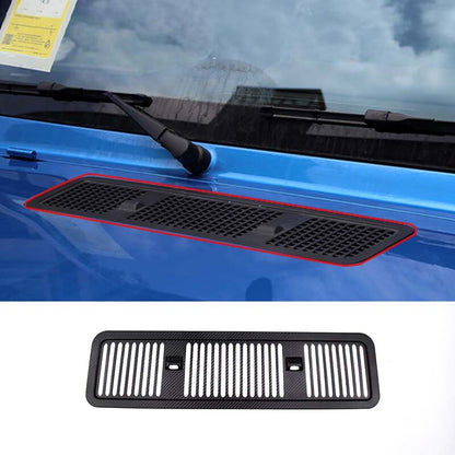 Matte Real Carbon Fiber Hood Air Inlet Vent Trim for Benz G Class W463 2019+ 2