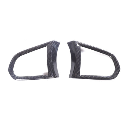 Real Carbon Fiber Steering Wheel Button Cover Trim For Lotus EMIRA 2021-25 US 6