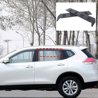 Aluminum Door Window Louver Air Vent Panel Trim Cover For Nissan X-Trail 2014+ 6