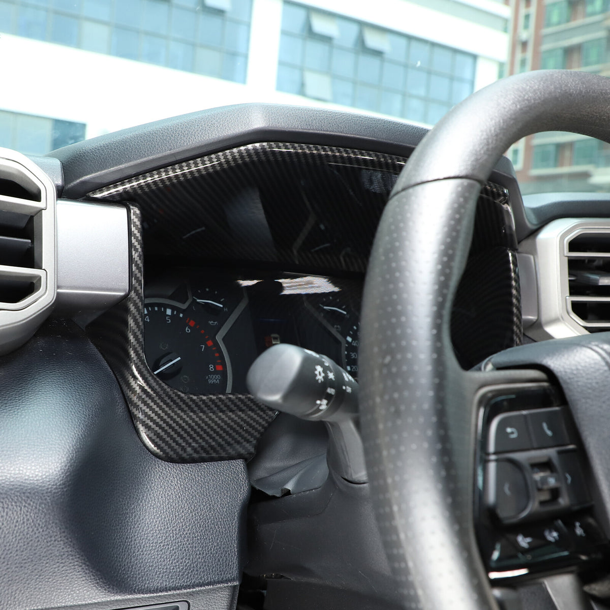 ABS Carbon Fiber Interior Set Cover Trim Kit For Toyota Tundra Sequoia SR 22+ - Styles 1-5 28