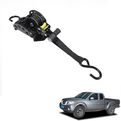 Carbon Steel Truck Bed Tie Down Ratchet Strap For Nissan Frontier 2009-2017 US 6