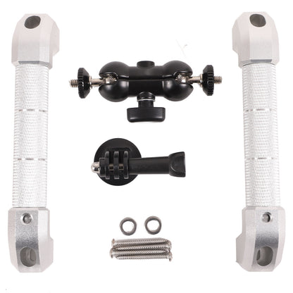 Silver Aluminum A-Pillar Handle W Cam Mount For LR Defender L316 2004-2018 14