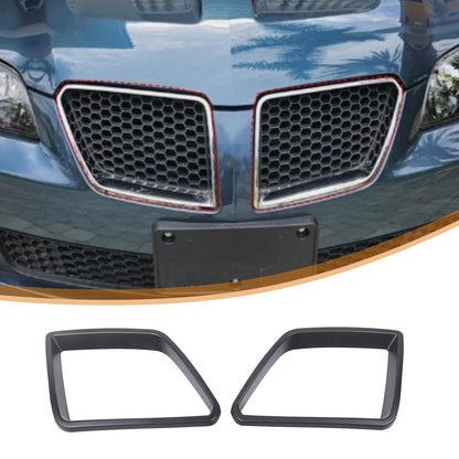 Matte Black ABS Exterior Front Grille Frame Trim For Pontiac G8 2008-2009 US 4