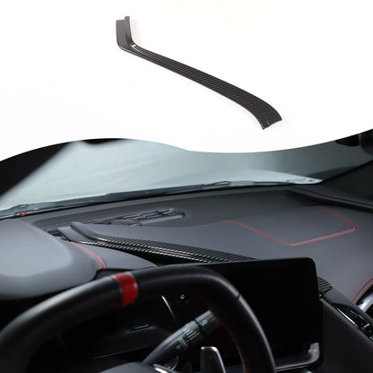 ABS Carbon Fiber Navigation Screen Rear Trim Cover For Corvette C8 2020-2025 US 3
