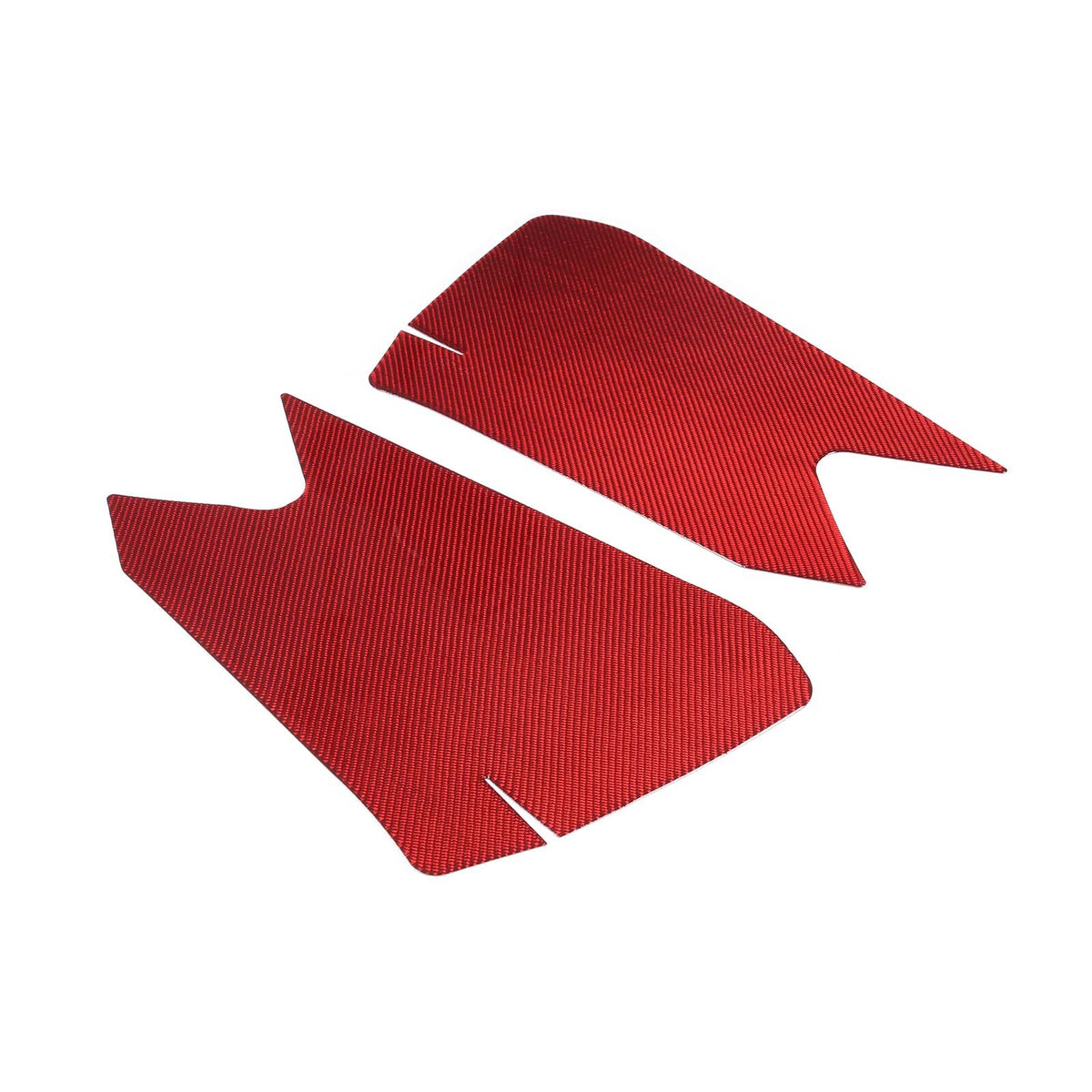 Red Carbon Interior Door Panel Large Panel Sticker Trim For Corvette C8 20-26 US 9