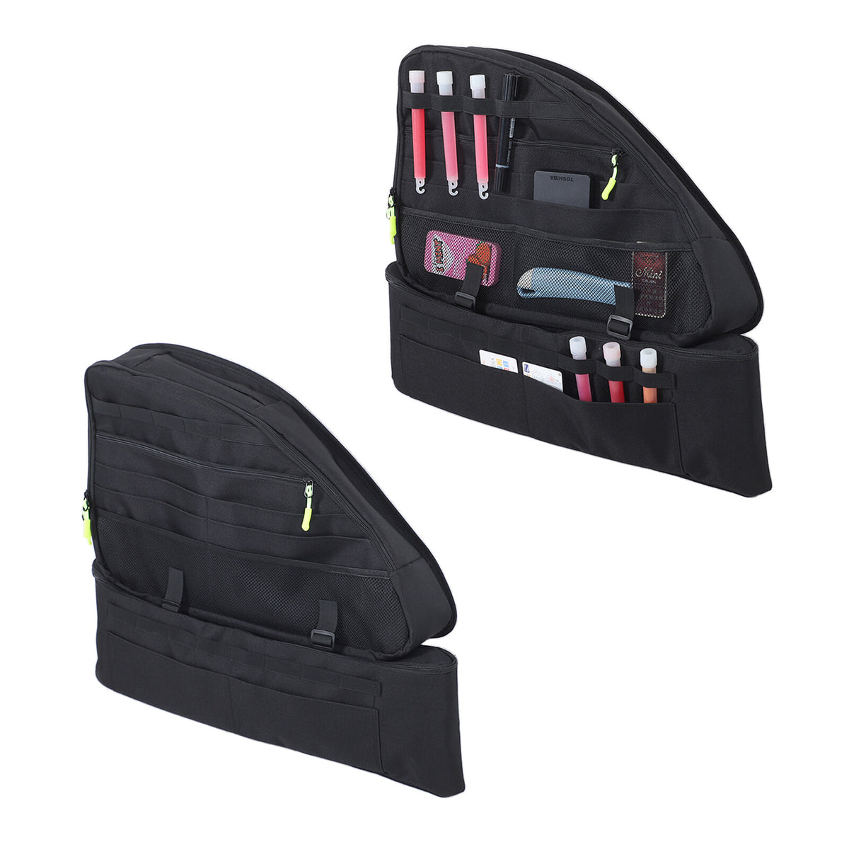 Black Rear Trunk Right Side Storage Bag Organizer For Honda Odyssey RB3 2014-24 19