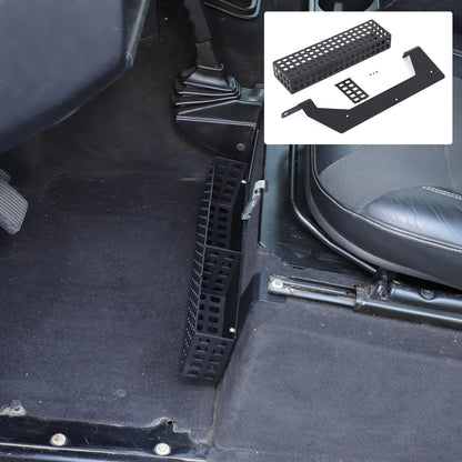 Aluminum Driver Seat Underseat Storage Basket Trim For LR Defender L316 2004-18 20