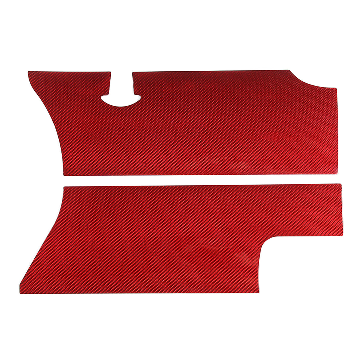 Red Real Carbon Fiber Engine hood Protection Cover Trim for corvette C6 05-13 14