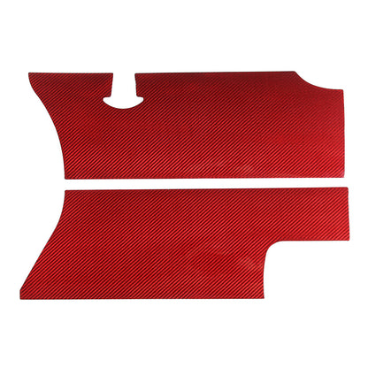 Red Real Carbon Fiber Engine hood Protection Cover Trim for corvette C6 05-13 14