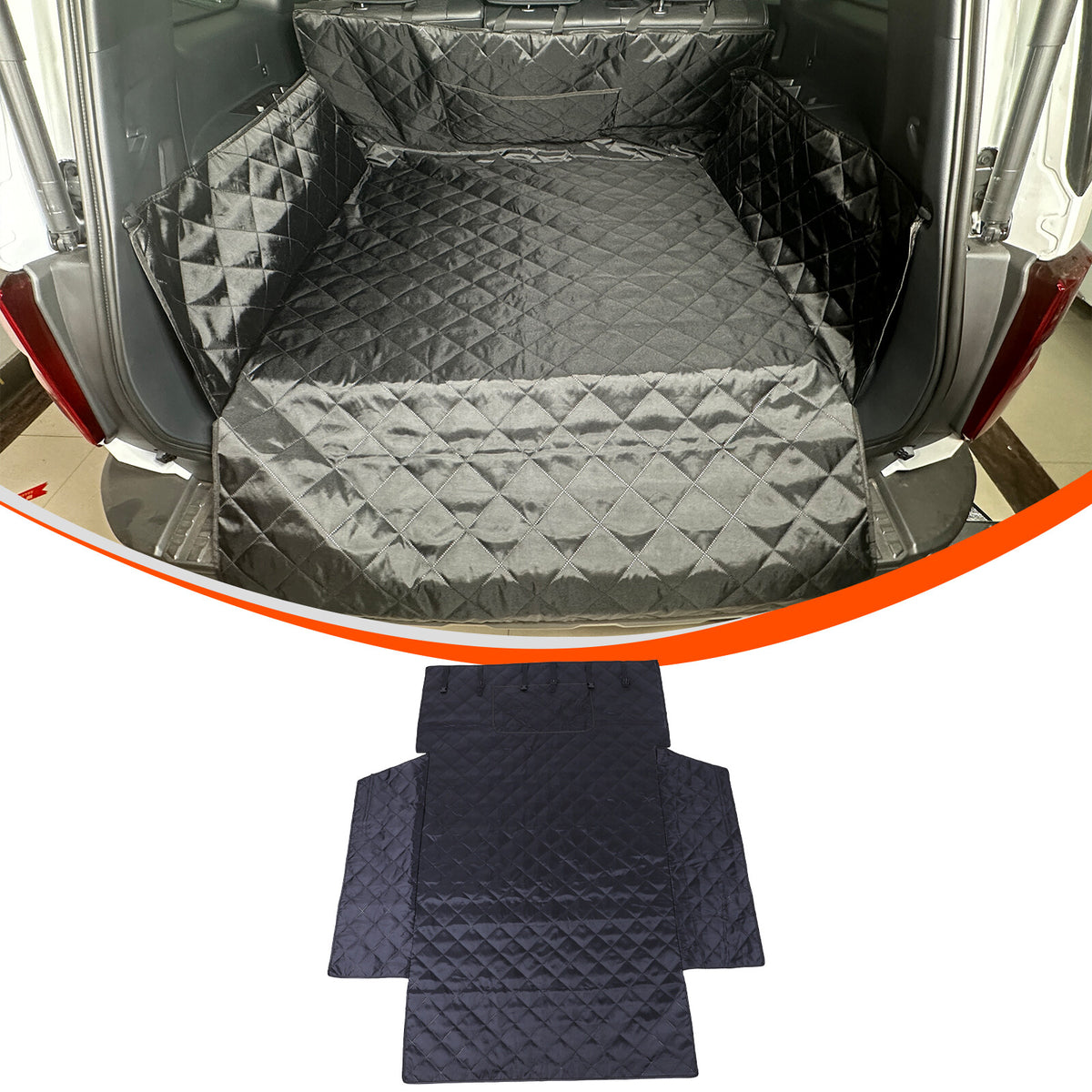 Dog Car Trunk Mat Hammock Pet Seat Cover For Toyota Land Cruiser Prado LC250 24+ 4