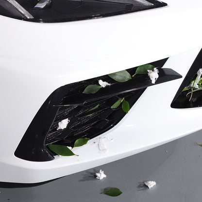 Front GRILL GUARD Side Vent Intake Mesh Grille Insert W/ Screws For Corvette C8 14