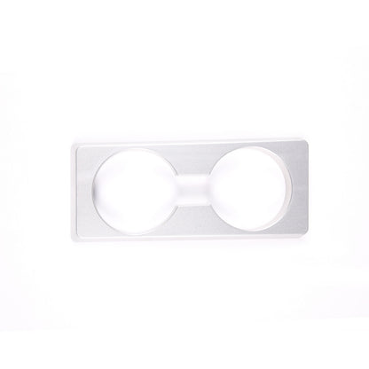 Silver Alloy Front Water Cup Holder Cover Trim For Hummer H2 2003-2007 7
