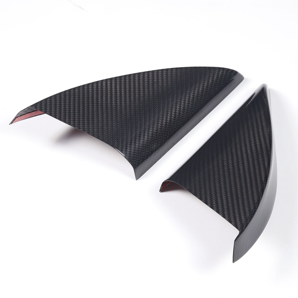 Real Carbon Fiber Inner Door Triangle A Pillar Trim For Lamborghini URUS 2018-23 8