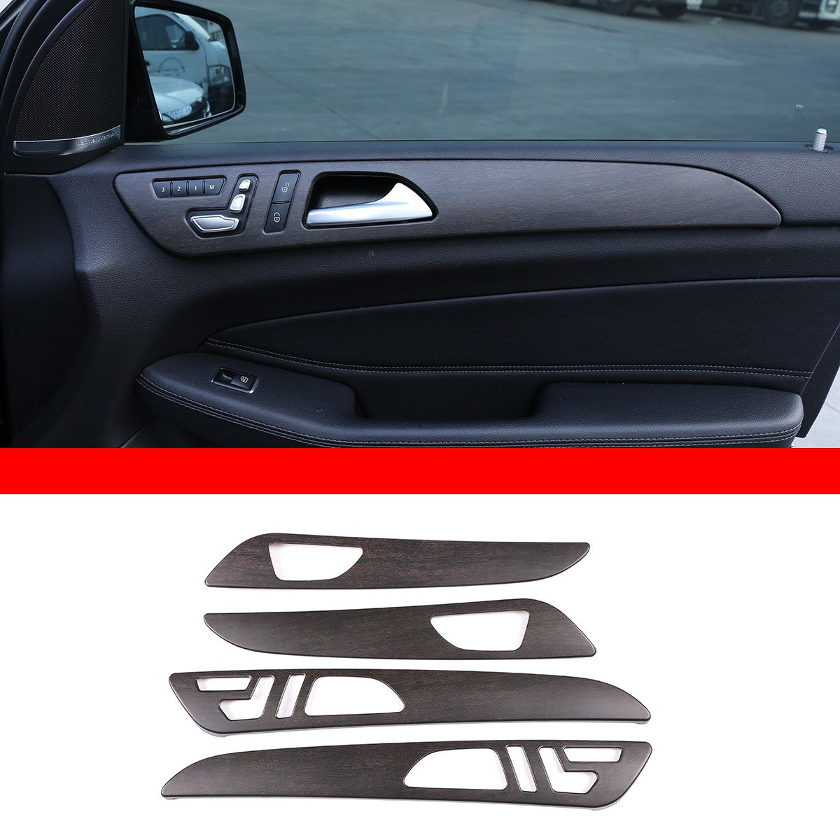 Wood Grain Door Panel Trim For Benz ML W166/GLE W166/GLS/X166/GL X164 13-19 US 15