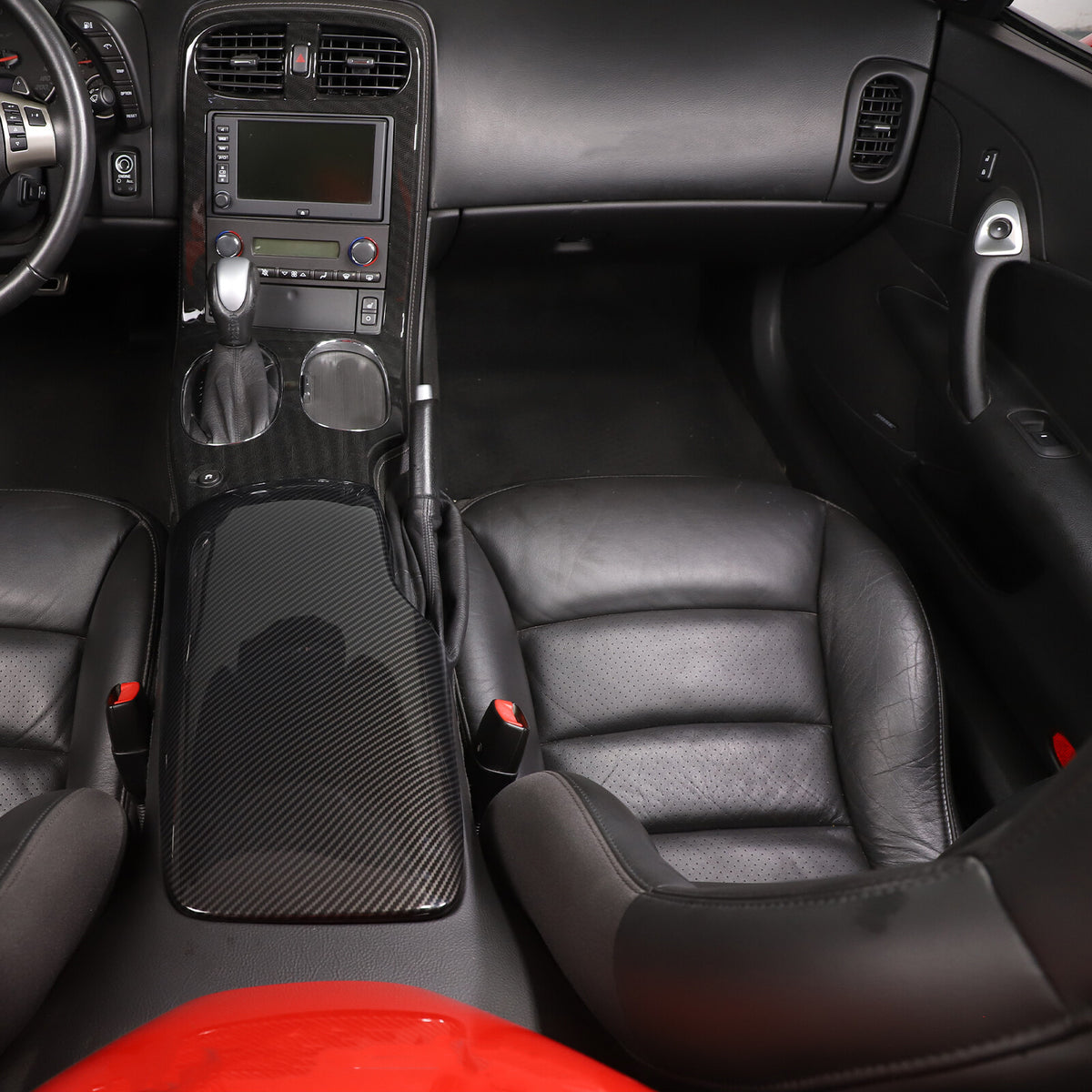 ABS Carbon Fiber Interior Decor Accessories Cover Trim For Corvette C6 2005-13 134