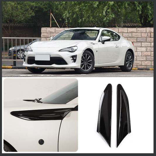 ABS Side Fender Vent Fins Air Wing Trim For Toyota 86 Subaru BRZ Scion FR-S US 1