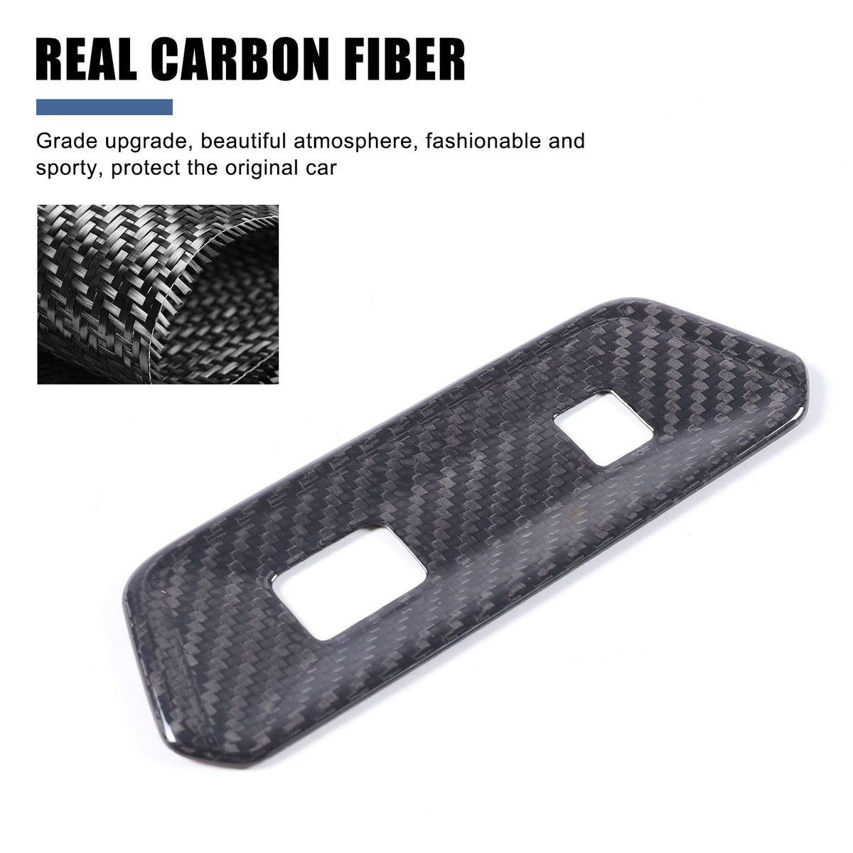 Real Carbon fiber Door Tailgate Switch Button Cover Trim For Lotus EMIRA 2021-25 9