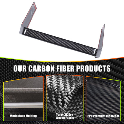 Real Dry Carbon Fiber Center Console Interior Trim For Tesla Cybertruck 2024+ 42