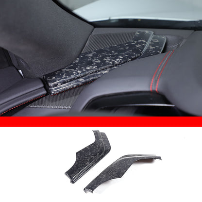 Forged Carbon Fiber Center Console Dashboard Cover Trim For Corvette C8 2020-26 23