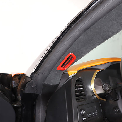 Sports Red ABS Interior Decoration Cover Trim Kit For Corvette C7 2014-19 - Styles 6-10 10
